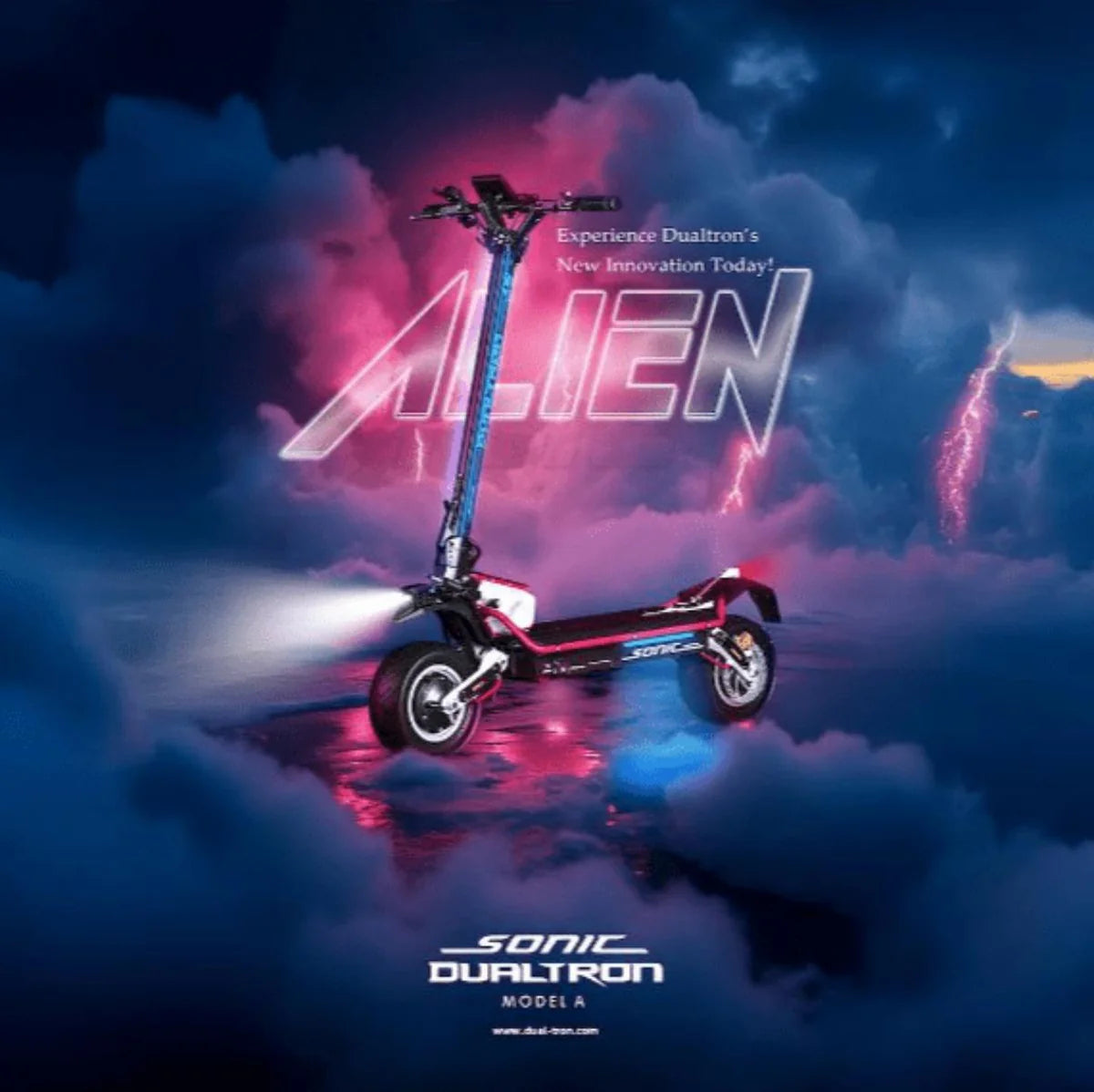 Dualtron Sonic Alien – Trottinette 72V, haut de gamme et innovante