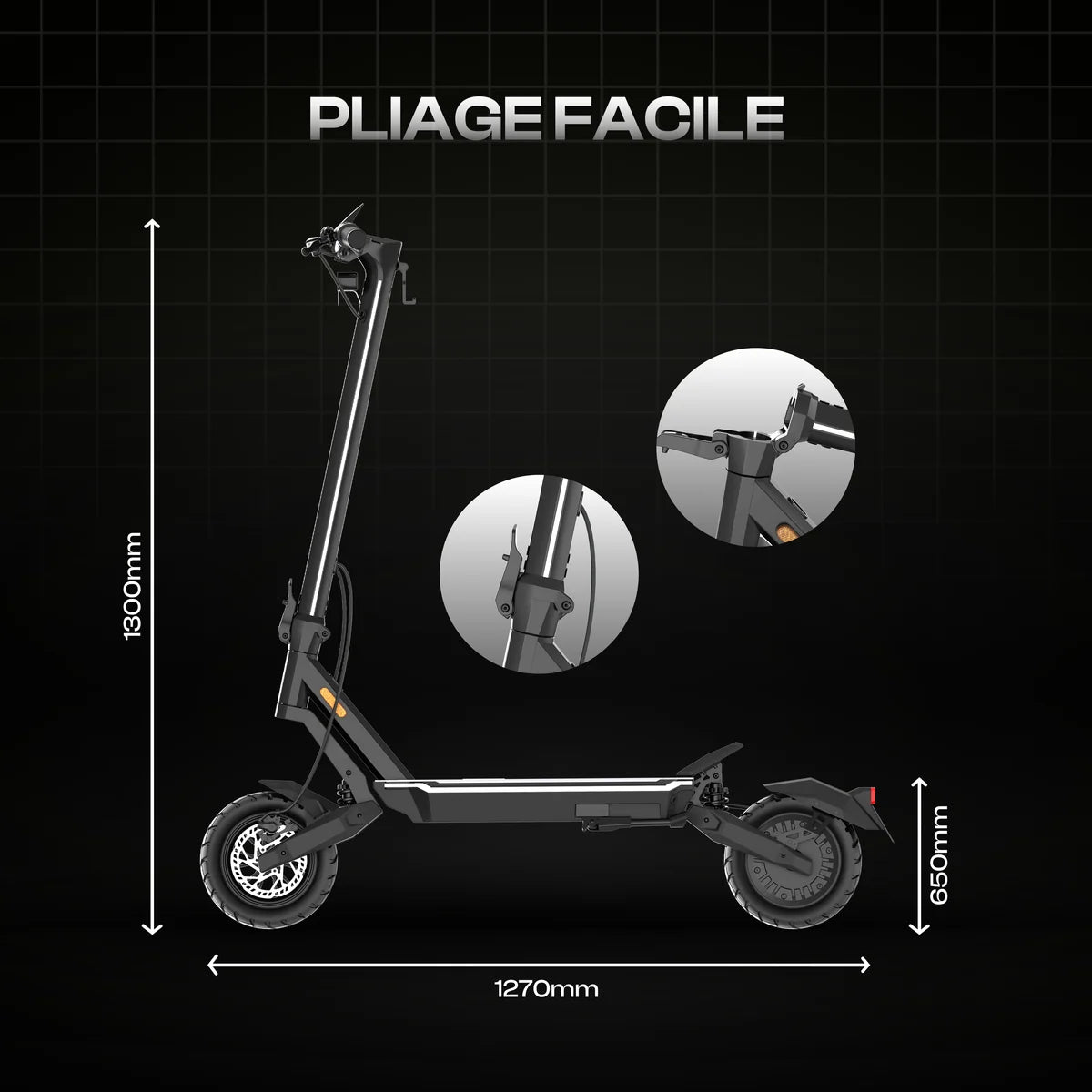 Punk Roamer Pro – Trottinette électrique double moteur