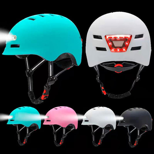 Casque lumière LED avant et arrière