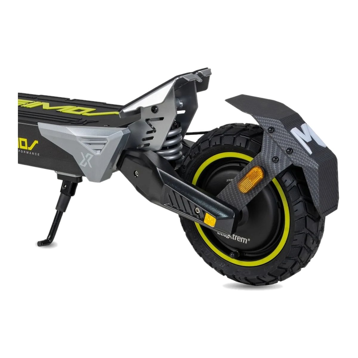 Ecoxtrem Deimos Dual Gris – roue arrière et garde-boue