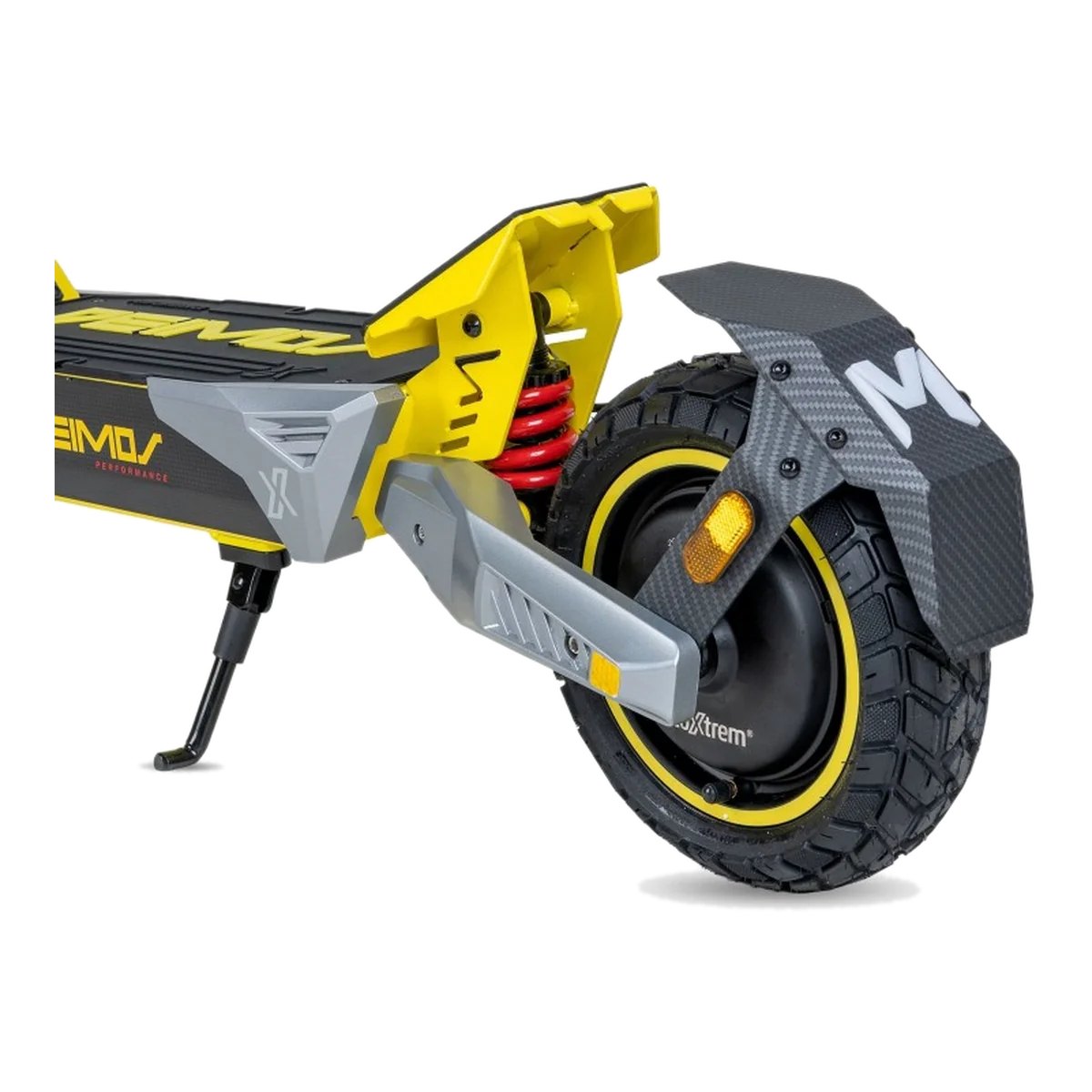 Ecoxtrem Deimos Dual Jaune – roue arrière et garde-boue