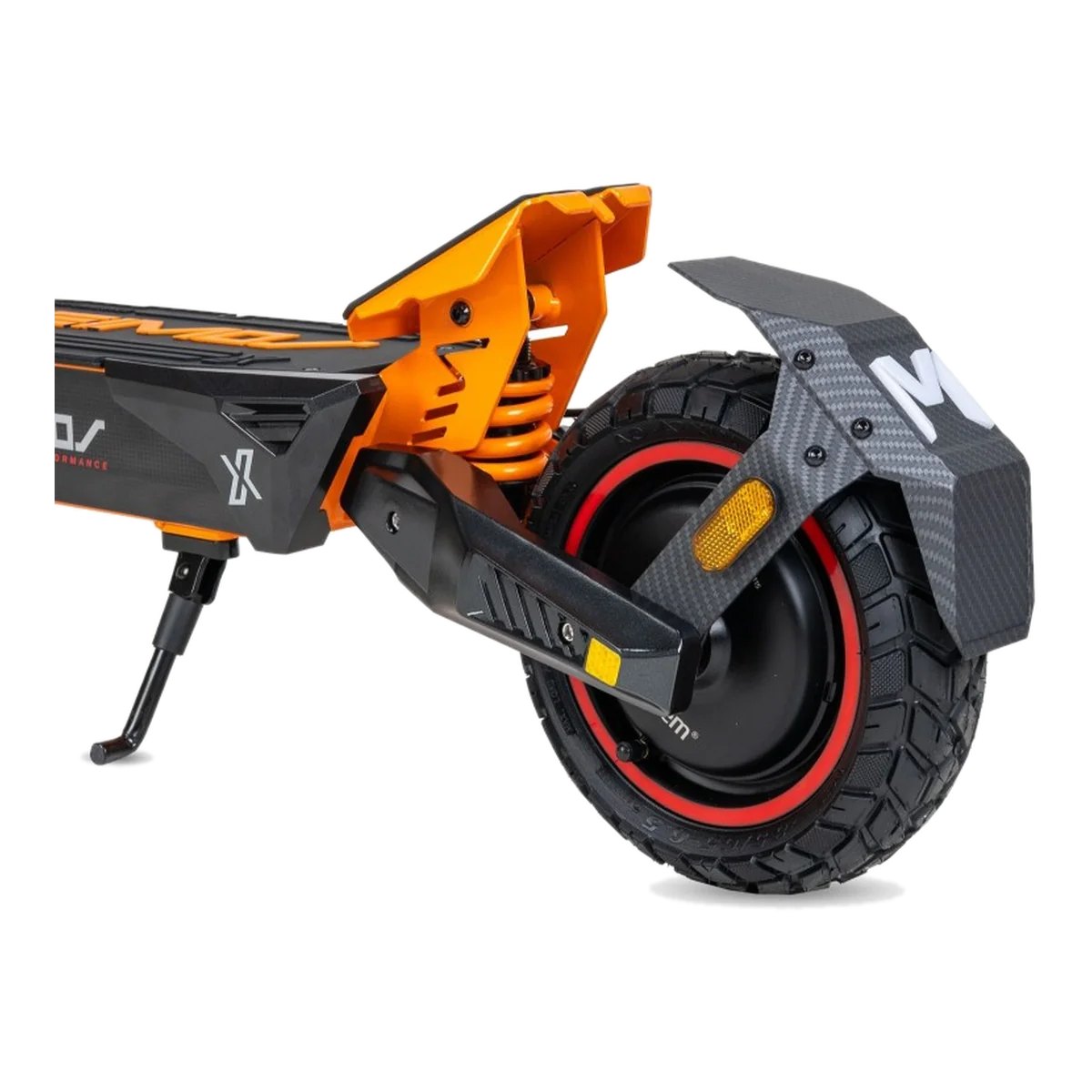 Ecoxtrem Deimos Dual Orange – roue arrière et garde-boue