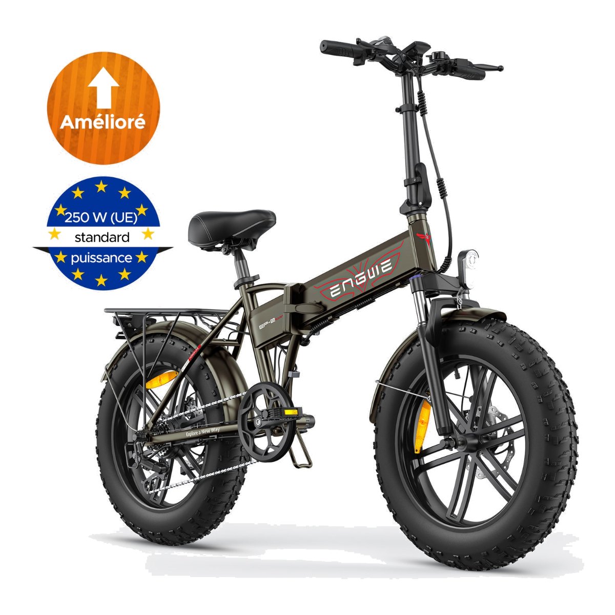 Engwe EP-2 Boost Brun – vue produit